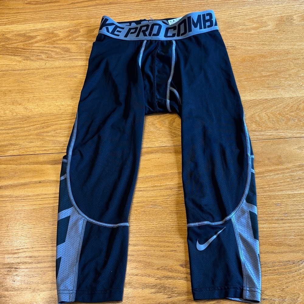 Nike Kids NikePro Black Combat Leggings